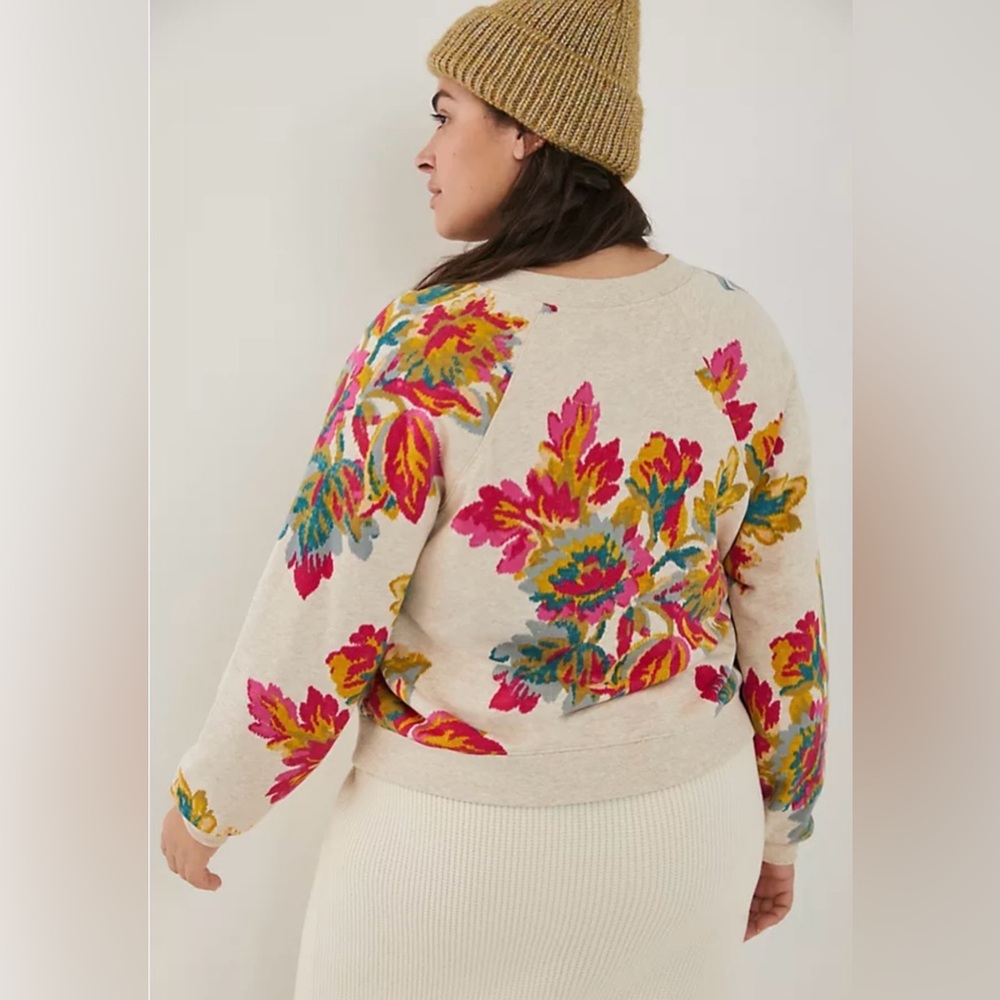Anthropologie-Saturday/Sunday Edita Ruched Sweatshirt - Picture 2 of 6
